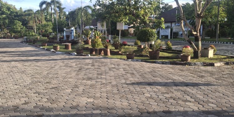 Dihiasi Taman Bunga, Kantor Dinkes Indah Dipandang Mata