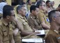 Sejumlah Isu Strategis Dibahas Bupati Enos Dengan Kepala OPD