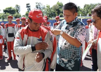 Bupati Enos Motivasi Atlet Disabilitas  Yang Ikut Bertanding ke Muba