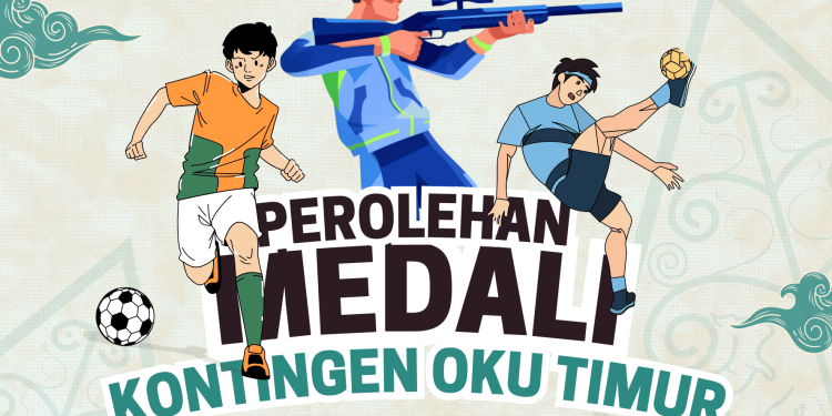 PEROLEHAN MEDALI PORPROV SUMSEL DAERAH OKU TIMUR